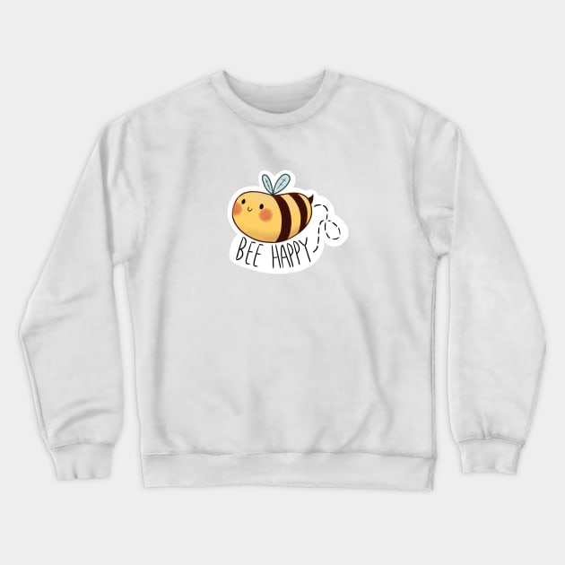 Bee happy Crewneck Sweatshirt by EllenIngv